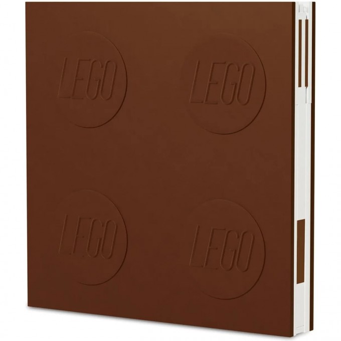 Книга для записей LEGO - LOCKING NOTEBOOK + ручка гелевая (коричневый) 52446
