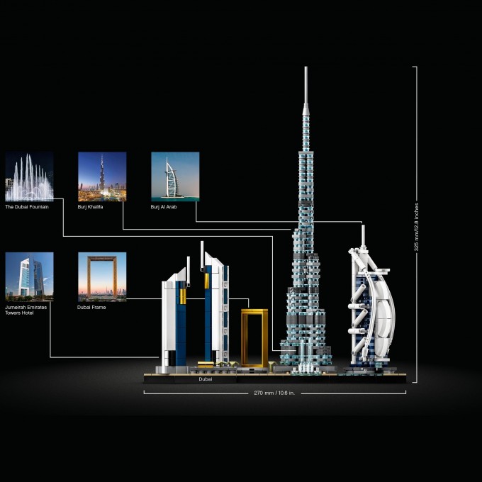 Конструктор LEGO ARCHITECTURE "ДУБАЙ" 21052 1700771