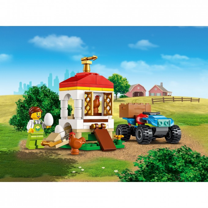 Конструктор LEGO CITY "КУРЯТНИК" City 60344 3819350