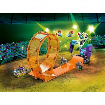 Конструктор LEGO CITY Трюковая петля «СОКРУШИТЕЛЬНЫЙ ШИМПАНЗЕ» City 60338