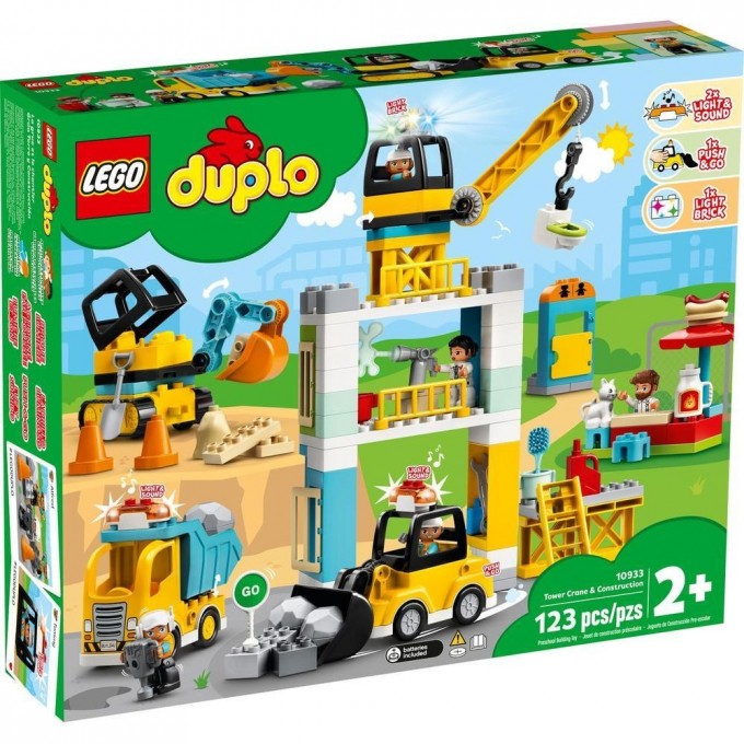 Конструктор LEGO DUPLO grosse baustelle mit licht und ton 10933 3206390