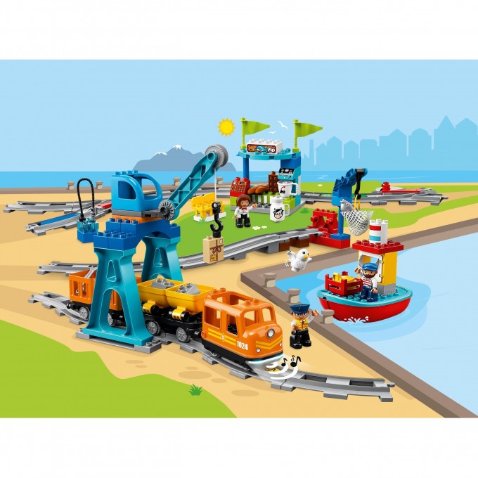 Конструктор LEGO DUPLO "ГРУЗОВОЙ ПОЕЗД" 10875 644337