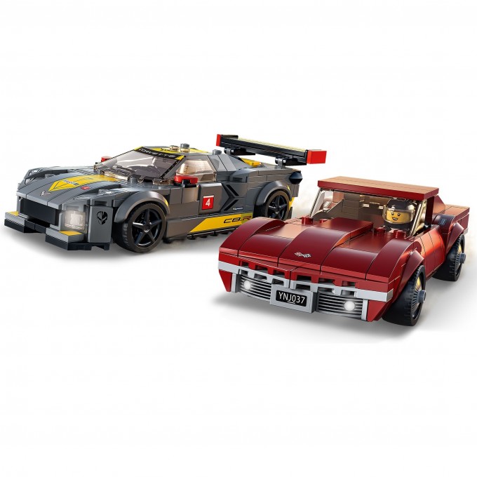 Конструктор LEGO SPEED CHAMPIONS "CHEVROLEY CORVETTE C8.R RACE CAR AND 1968 CHEVROLEY CORVETTE" 76903 3404688